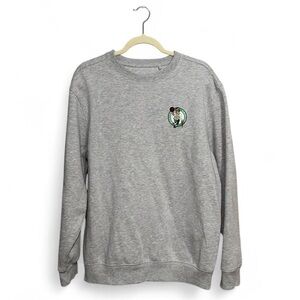 Antigua Men’s Heather Gray Boston Celtics Victory Pullover Sweatshirt Medium